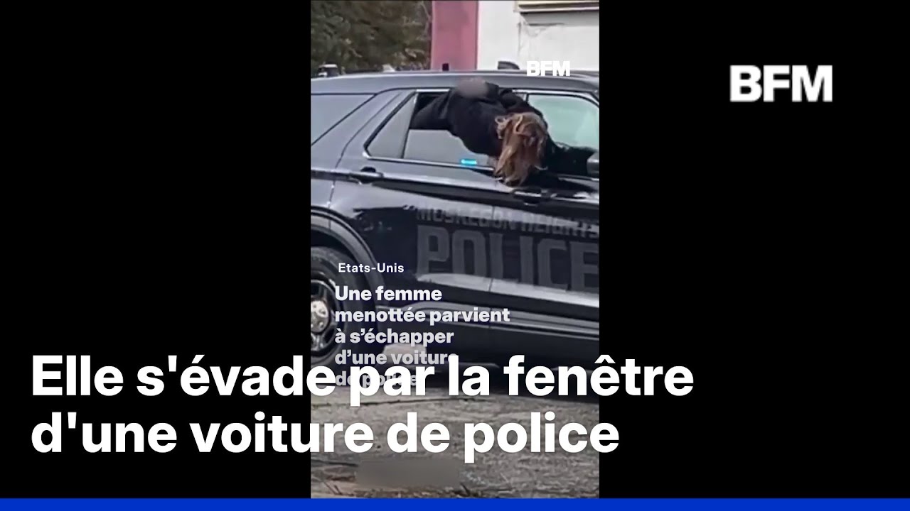États-Unis: une femme menottée parvient à s'échapper d'une voiture de police