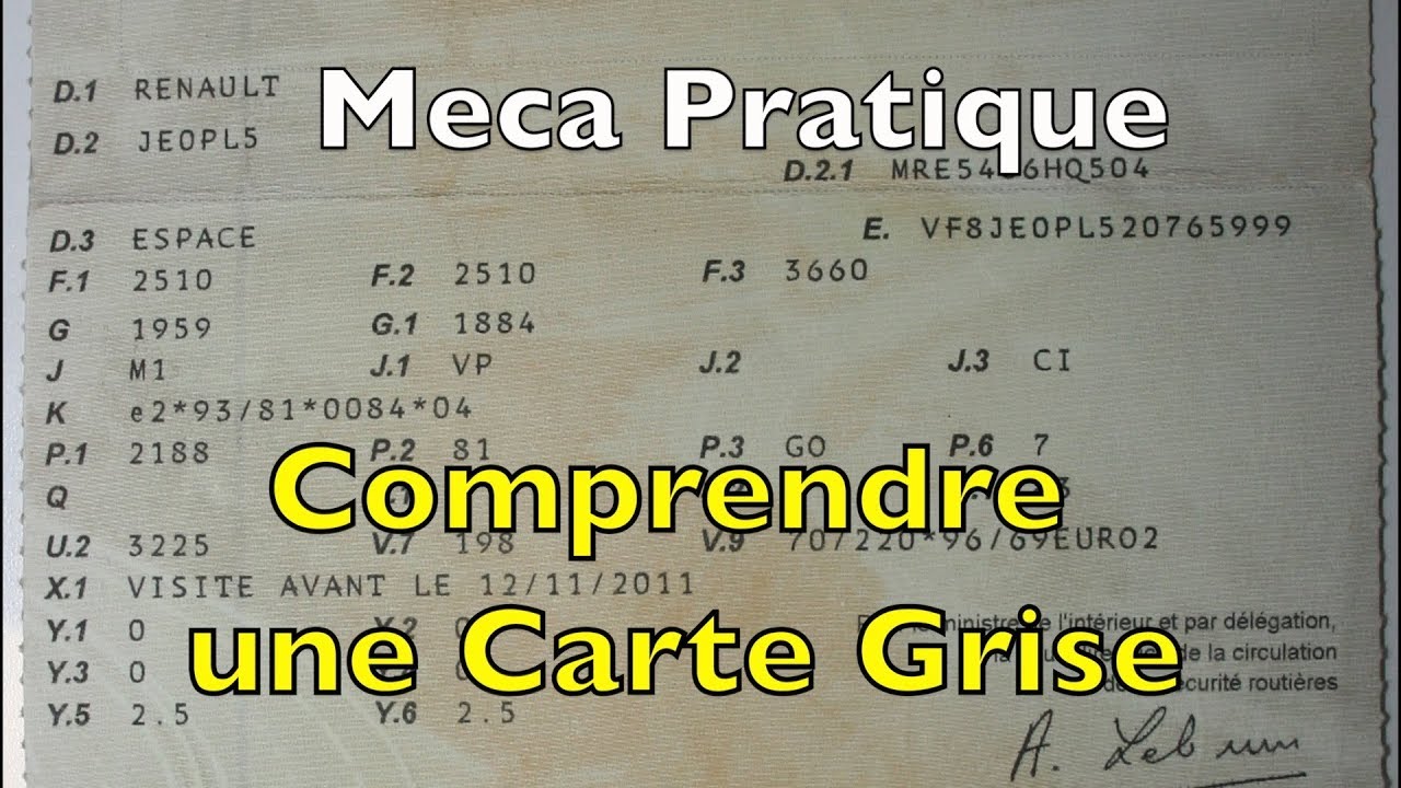 la carte grise