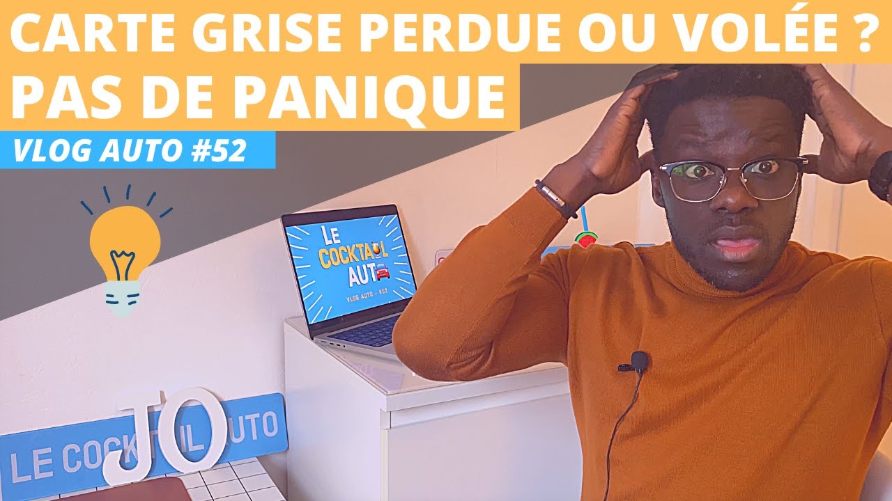 [TUTO] CARTE GRISE PERDUE OU VOLEE 😭😱 : PAS DE PANIQUE VOICI LA SOLUTION  💯💯