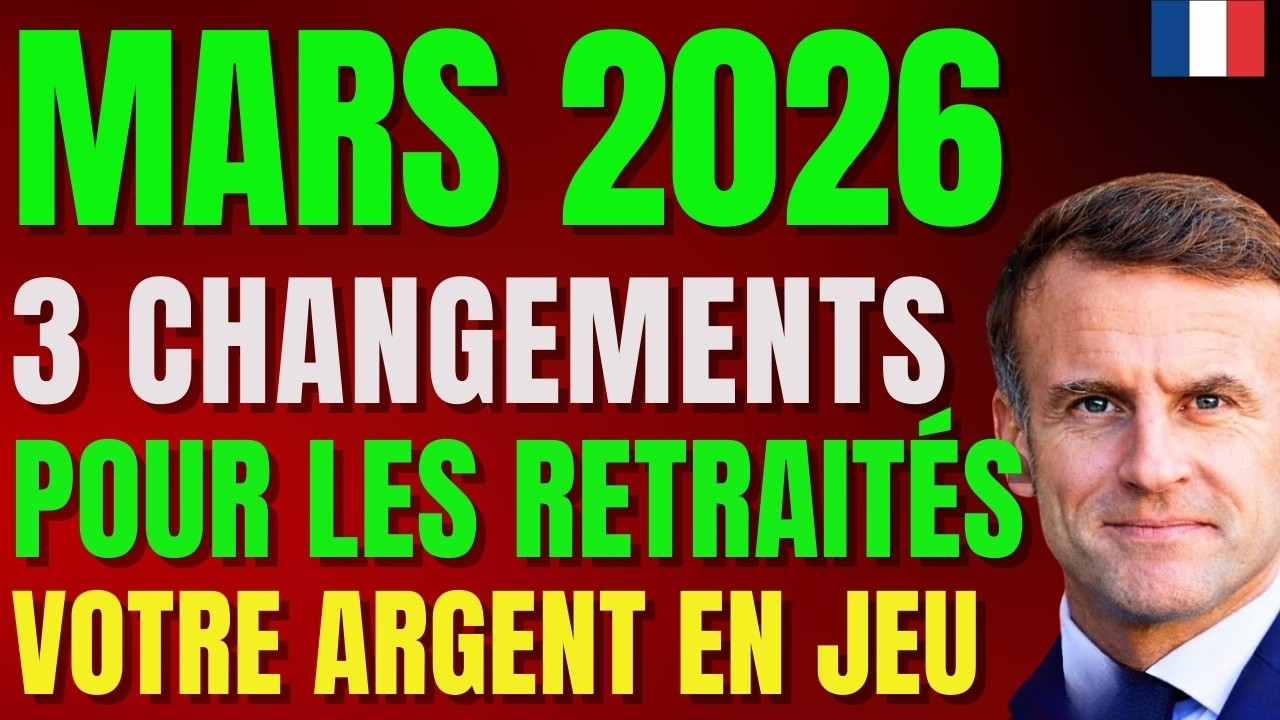 Votre Pension Va-t-elle Baisser ? Retraités France – Nouveaux Changements Mars 2026 (Impôts & Aides)