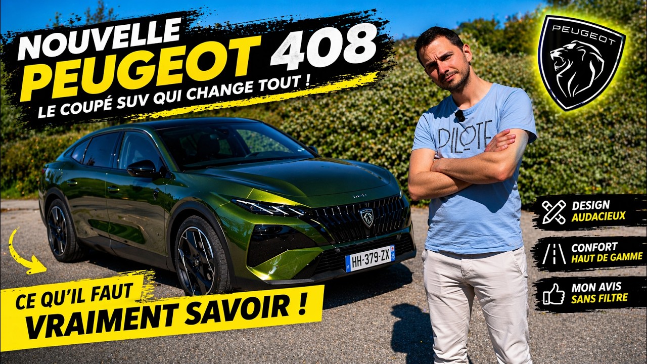 Nouvelle Peugeot 408 PHEV - Nouvelle motorisation 240 ch