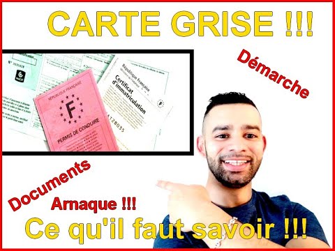 🔵🔵Carte grise !!! Documents, Arnaque, comment vérifier les documents avant l'achat !!!🔵🔵