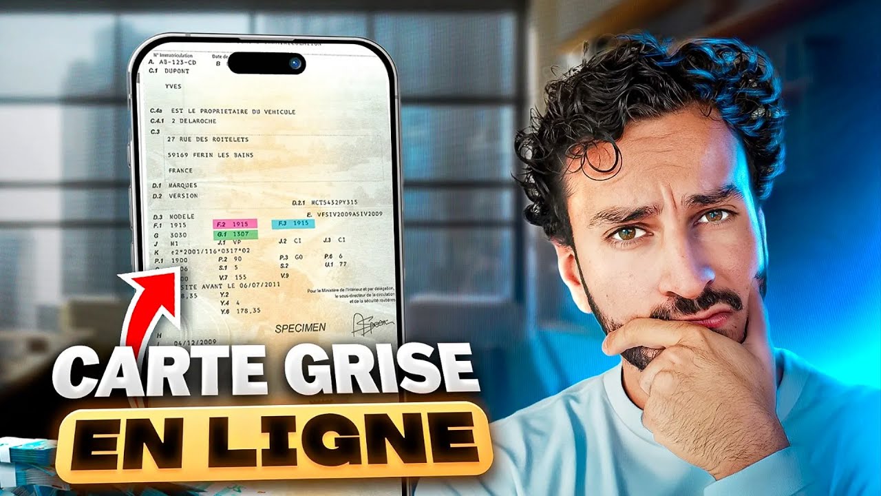 Comment Faire sa CARTE GRISE en ligne (Simplement) - TUTO COMPLET