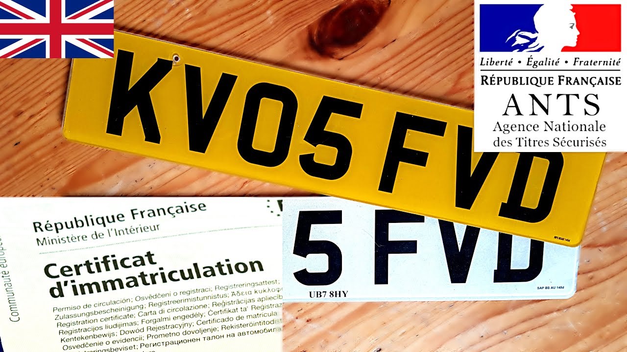 Immatriculer un véhicule anglais avec l'ANTS