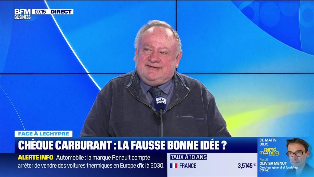 Emmanuel Lechypre face à Jean-Marc Daniel : Chèque carburant, la fausse bonne idée ?