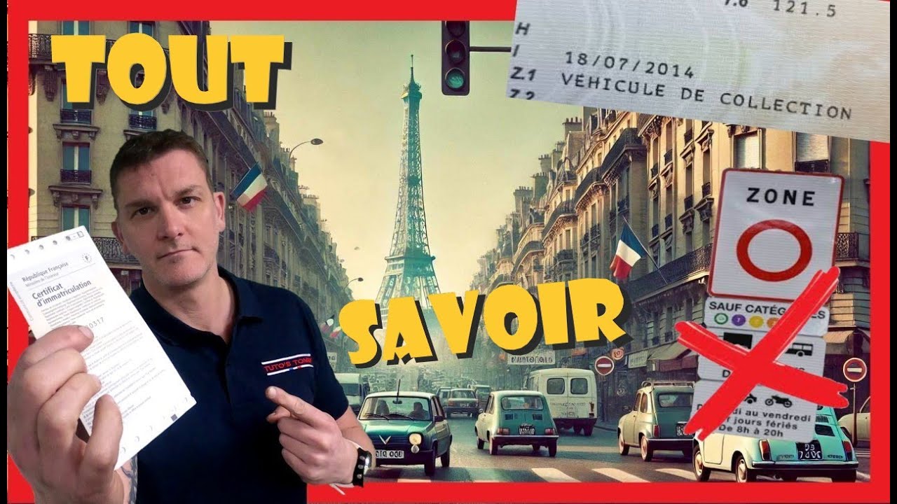 Carte grise collection 🚗 : Tout savoir (passe ZFE)
