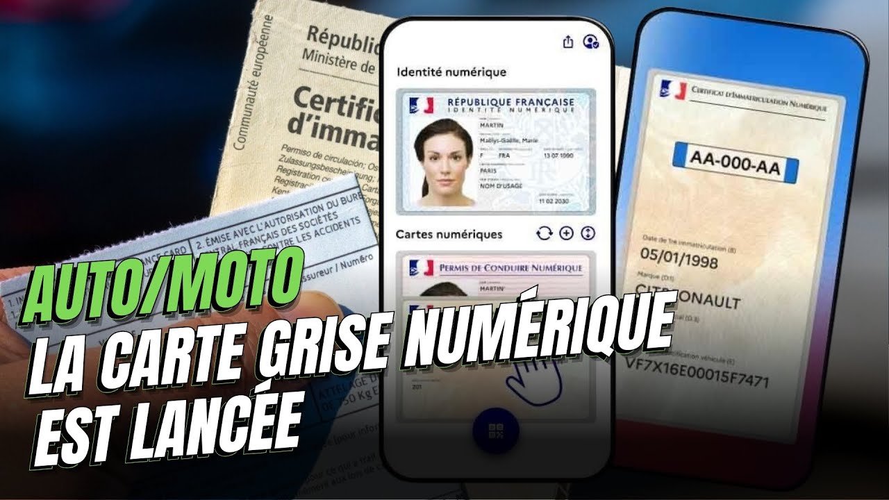 La carte grise numérique dans l'application France Identité, ça change quoi ?