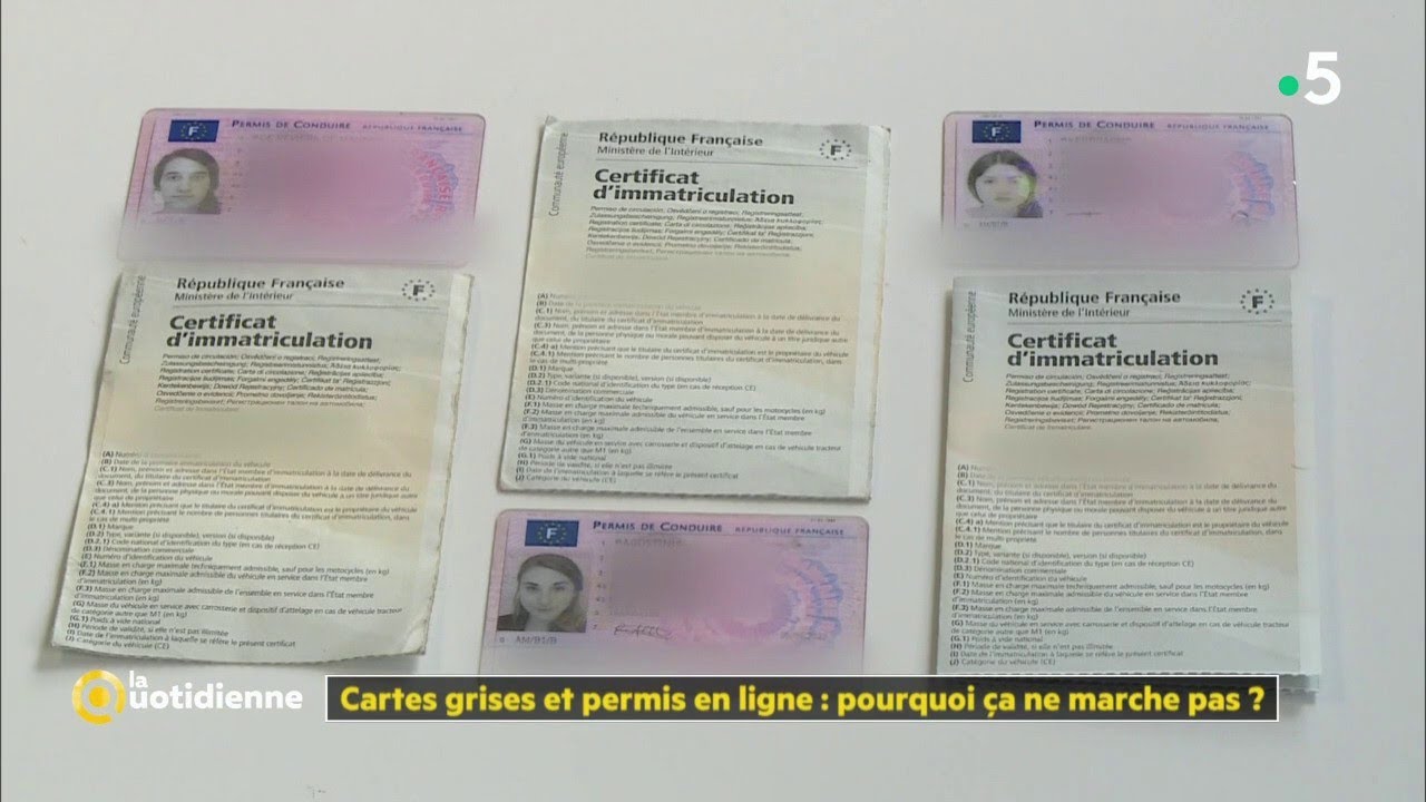 Cartes grises et permis en ligne : pourquoi ça ne marche pas ?