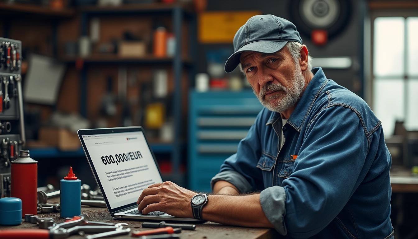 un garagiste en normandie victime d'une attaque informatique fait face à une rançon de 600 000 €, bouleversant sa vie et son sommeil depuis deux jours.